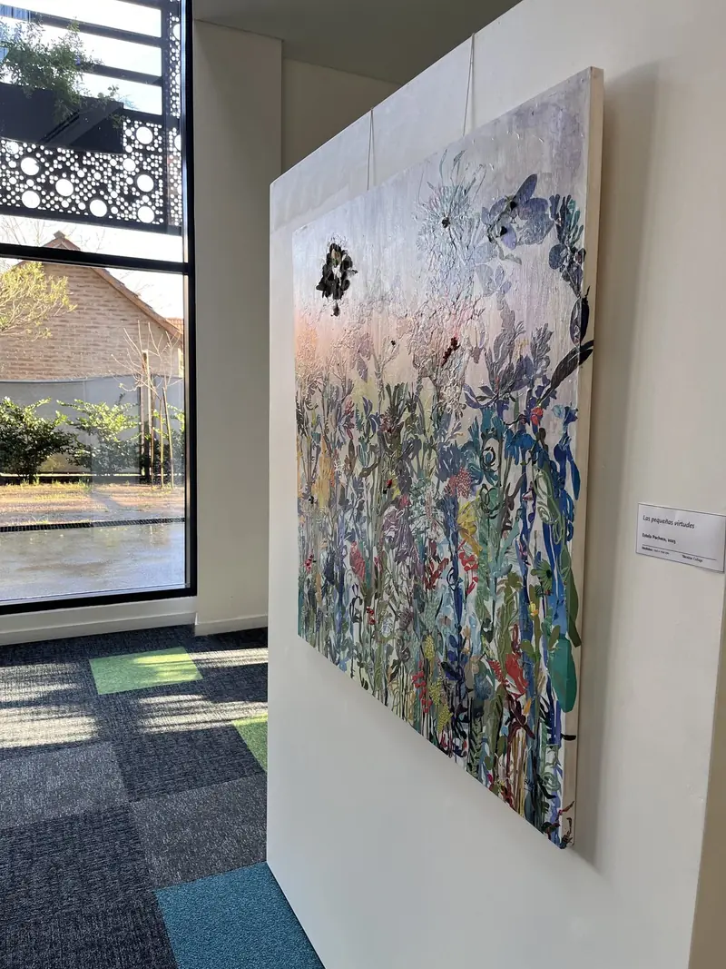 Obra de Estela Pacheco en la muestra Cotidiano Urbano