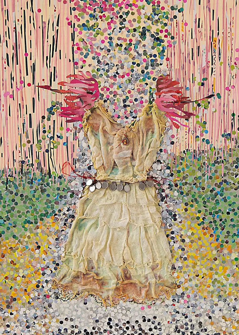 Vestido Medallas, obra de Estela Pacheco